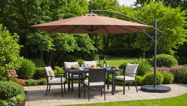 Top 5 parasols déportés à considérer pour votre jardin